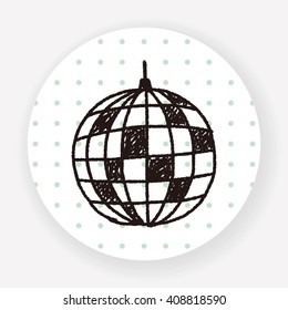 disco ball doodle
