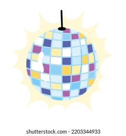 A disco ball flat icon download