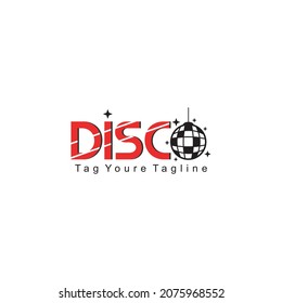 Disco ball graphic design template vector isolated. design logo, icon discotic, bar.