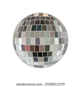 Disco ball - hand drawn vector illustration.