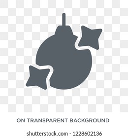 Disco ball icon. Disco ball design concept from Birthday and Party collection. Simple element vector illustration on transparent background.