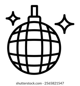 Disco Ball Icon Element For Design