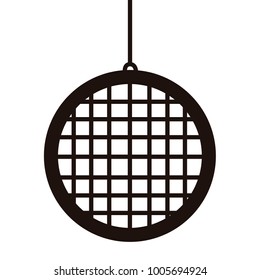 Disco ball icon on a white background, Vector illustration