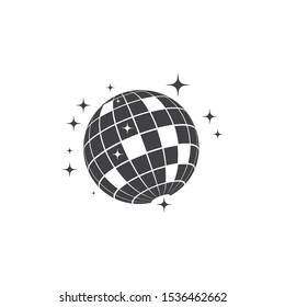 disco ball icon vector illustration design template