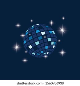 disco ball icon vector illustration design template