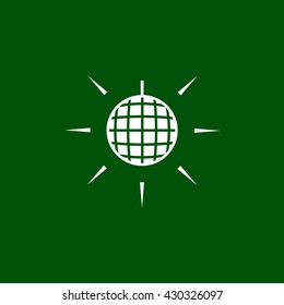 disco ball icon. disco ball vector illustration