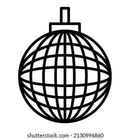 Disco Ball icon vector image. Can also be used for web apps, mobile apps and print media.