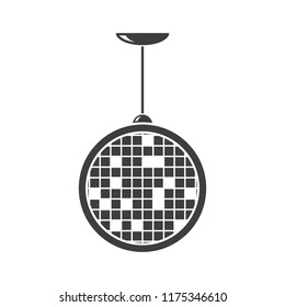 Disco Ball Icon. Vector on white background