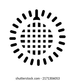 Disco Ball Icon Vector Symbol Design Illustration