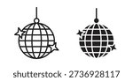 Disco ball icons for web developers and designers,