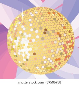 Disco ball illustration