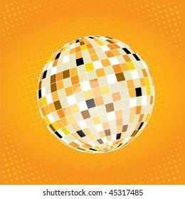 disco ball illustration
