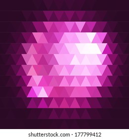 Disco ball. Disco mosaic background