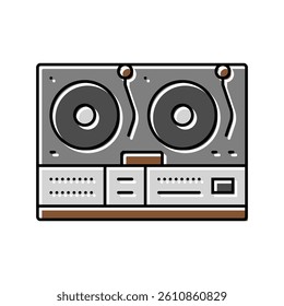 disco ball music retro character color icon vector. disco ball music retro character sign. isolated symbol illustration