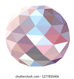 Disco ball in pastel colors