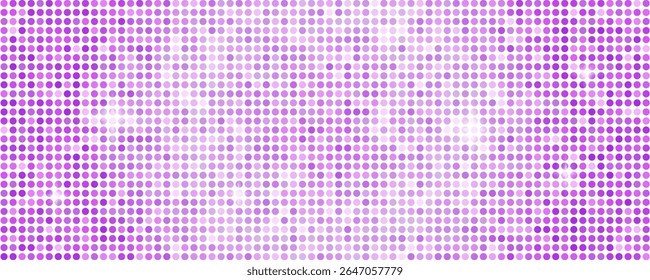Disco ball seamless pattern. Disco party glitter pink metal background, sparkle mosaic tile, shiny square club floor, retro nightclub vector illustration