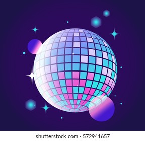 Disco ball Vector icon