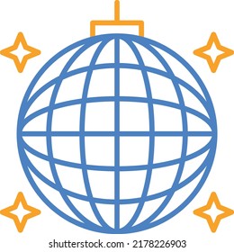 Disco Ball vector icon. Can be used for printing, mobile and web applications.