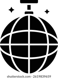 Disco Ball vector icon. Can be used for printing, mobile and web applications.