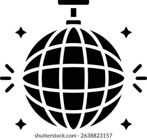 Disco Ball vector icon. Can be used for printing, mobile and web applications.