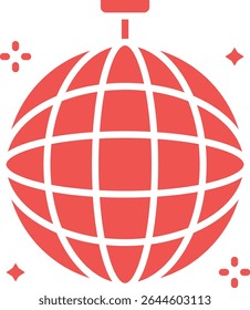 Disco Ball vector icon. Can be used for printing, mobile and web applications.