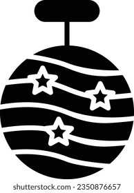 Disco Ball Vector Icon Glyph Style