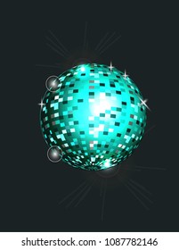 Disco balls isolated