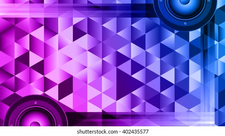Disco club flyer . Abstract Background to use for music event posters or  cover.