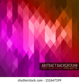 Disco club flyer template. Abstract background to use for music event posters or album covers.