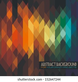 Disco club flyer template. Abstract background to use for music event posters or album covers.