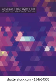 Disco club flyer template. Abstract background to use for music event posters or album covers.