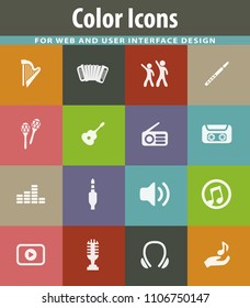 Disco Or Club icon set for web sites and user interface