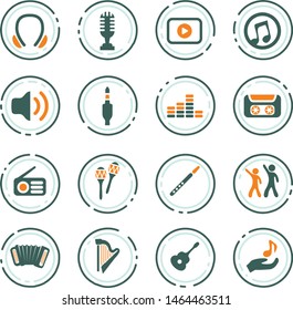 Disco Or Club icon set for web sites and user interface