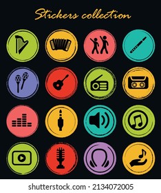 Disco Or Club icon set for web sites and user interface