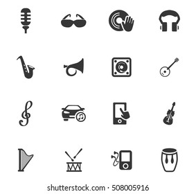 Disco Or Club icon set for web sites and user interface