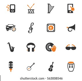 Disco Or Club icon set for web sites and user interface