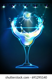 Disco Cocktail background