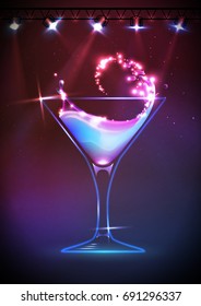 Disco Cocktail background