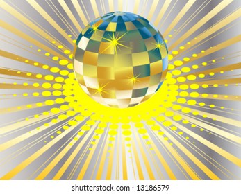 Ilustración de concepto de disco