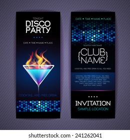 Disco Corporate identity templates. Cocktail