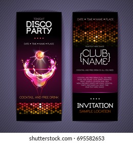 Disco Corporate identity templates. Cocktail