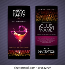 Disco Corporate identity templates. Cocktail