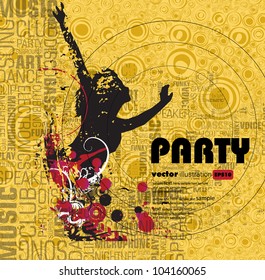 Disco event background