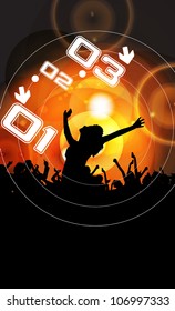 Disco event background