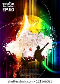 Disco event background
