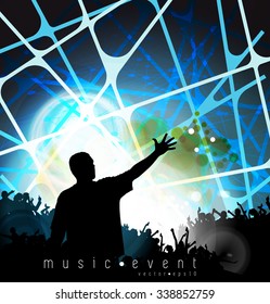 Disco event background