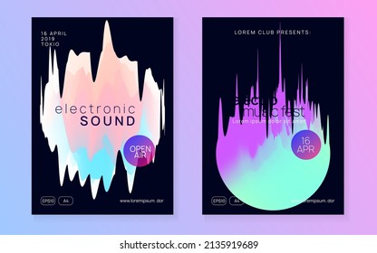 Disco Event. Holiday Background For Presentation Template. Cool Neon Banner. Indie Glitch For Set. Techno And Nightlife Concept. Black And Turquoise Disco Event