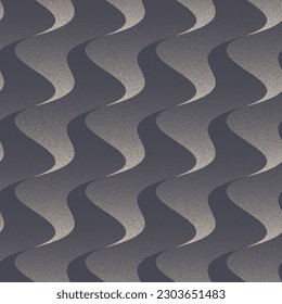 Disco De Estilo Retro De Moda Impresionante Patrón De Vector Dot De Trabajo Resumen De Fondo. Resumen de diseño textil de moda antigua Imprimir papel de escritorio beige repetitivo. Ilustración de arte de estructura ondulada de semitono