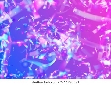 Disco Glitter. Purple Happy Effect. Regenbogenbanner. Lichtstrahl. Weihnachtsexplosion vertuschen. Explosionsband Digitales Papier. Feiern Sie den Hintergrund. Blue Disco Glitter