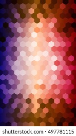 disco hexagon background. vector illustration. color. for design
